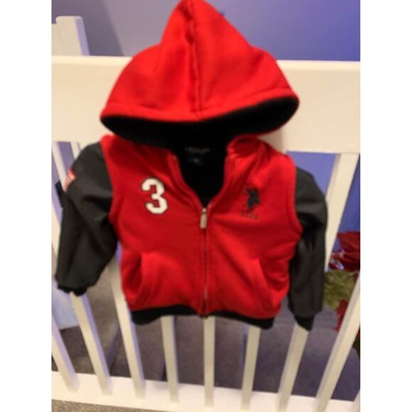 U.S polo fleece jacket sz 5-6 - Picture 1 of 3